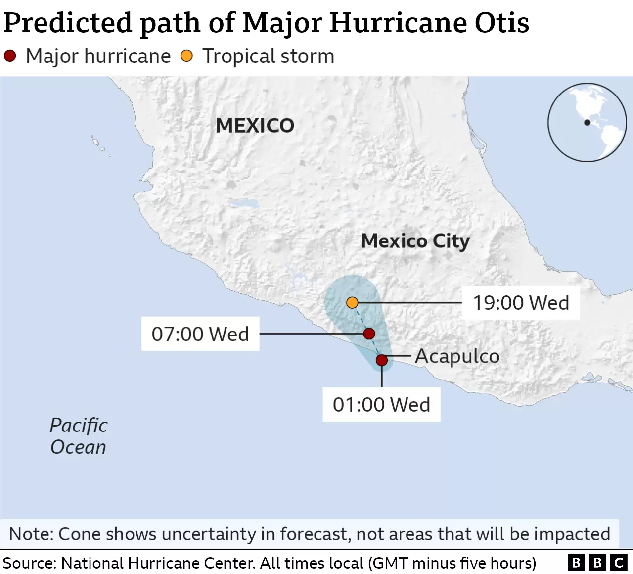 Hurricane Otis smashes into Mexico coast