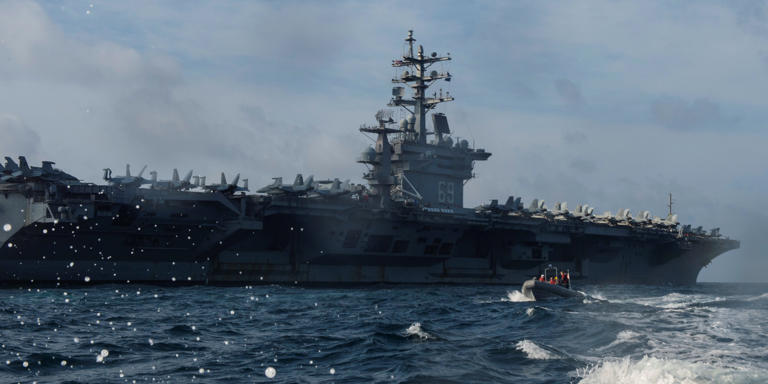 Another US Navy carrier strike group is heading to waters near Israel, where it’ll join a large amount of American firepower already there