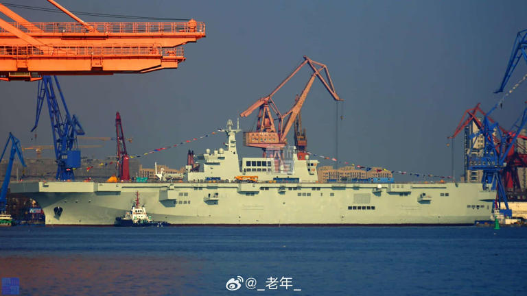 Photo Reveals China’s New Amphibious Assault Ship for D-Day-Style Invasion